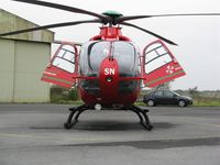 G-WASN @ EGFH - Wales Air Ambulance helicopter (Helimed 57) on stand by - by Roger Winser
