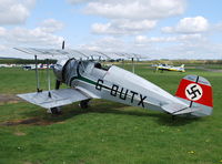 G-BUTX @ EGLM - Bucker Jungmeister - Powerplant: Warner Super Scarab 185 MTOW 640 Kgs - by moxy