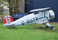 G-BUTX @ EGLM - Bucker Jungmeister - Powerplant: Warner Super Scarab 185 MTOW 640 Kgs - by moxy