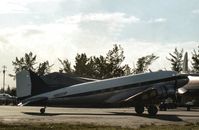 N8059P @ MIA - DC-3C at Miami in November 1979. - by Peter Nicholson