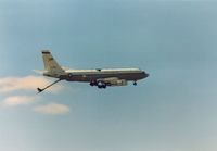 61-0286 @ MHZ - EC-135H Stratotanker resident at RAF Mildenhall with 10th Airborne Command & Control Squadron opening the flying display at the 1990 Mildenhall Air Fete. - by Peter Nicholson