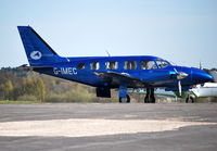 G-IMEC @ EGTF - Piper Navajo - Lycoming TIO-540-A2C - mtow 2948 kgs - by moxy