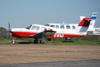 G-BWMI @ EGTF - Turbo Cherokee Arrow IV - Ex F-GCTG - Continental TSIO-360-FB - mtow 1315 kgs - by moxy