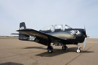 N313WB @ KISN - North American T-28B - by Mark Pasqualino