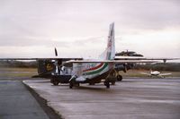 G-BUXT @ EGFH - Seen in 2002? with C-47A N1944A/315211 coded Z/J8 in the background - by Roger Winser