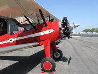 N66711 @ SZP - 1941 Boeing Stearman IB75A, Jacobs R-755B2 275 Hp newly rebuilt engine, aircraft in total rebuild at Rowena's Flying Fabric Company, Restricted-Experimental class - by Doug Robertson