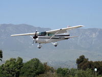 N97172 @ SZP - 1984 Cessna 172P SKYHAWK II, Lycoming O-320-D2J 160 Hp, on final Rwy 22 - by Doug Robertson