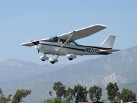 N97172 @ SZP - 1984 Cessna 172P SKYHAWK II, Lycoming O-320-D2J 160 Hp, on final Rwy 22 - by Doug Robertson