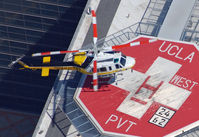 N17LA - Landing at UCLA Medical Center - by Marty Kusch