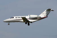 OO-ACC @ EGCC - Cessna 525 CJ2 landing at Manchester - by Terry Fletcher