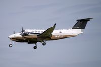 M-FLYI @ EGCC - Manx registered Beech King Air 350 landing at Manchester - by Terry Fletcher