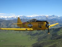 N21BA - CDR Alan Armstrong, USN, piloting in CA - by Mark Hubbard