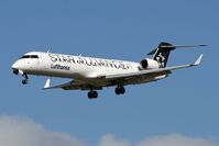D-ACPT @ EGNT - Canadair CL-600-2C10 Regional Jet CRJ-701ER on finals to 25 at Newcastle Airport in 2006. - by Malcolm Clarke
