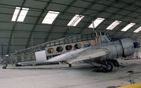 G-AWSA @ FLIXTON - Avro C19 Series 2 Anson under renovation at the Norfolk and Suffolk Air Museum, Flixton, Suffolk. - by Malcolm Clarke