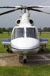 VP-BKQ @ EGNG - Bell 430 at Bagby Airfield during a re-fuelling stop in 2005. - by Malcolm Clarke