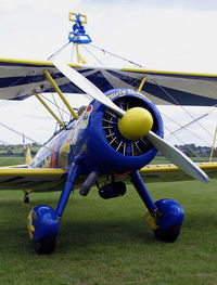 N707TJ @ FISHBURN - Boeing PT-17 (D75N1) at Fishburn Airfield, UK in 2004. - by Malcolm Clarke