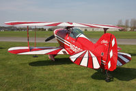 N666BM @ EGBR - Aviat Pitts S-1T Special. Placed third in the John McLean Trophy aerobatics competition at Breighton Airfield in 2010. - by Malcolm Clarke