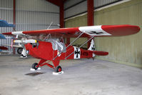 G-ATCN @ EGBR - Luton LA-4A Minor at The Real Aeroplane Company, Breighton Airfield in 2010. - by Malcolm Clarke