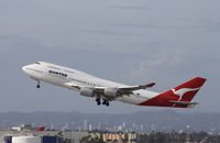 VH-OJE @ KLAX - Boeing 747-400 - by Mark Pasqualino
