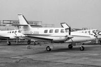 G-JUIN @ EGTC - Cessna T303 Crusader at Cranfield in 1992. - by Malcolm Clarke