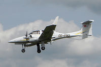 OE-FNS @ EGBJ - Diamond at Gloucestershire Airport - by Terry Fletcher