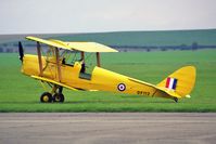 G-ANRM @ EGSU - De Havilland DH-82A Tiger Moth II at Duxford Airfield in 1998. - by Malcolm Clarke