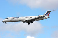 F-GRZB @ EGNT - Canadair CL-600-2C10 Regional Jet CRJ-702 at Newcastle Airport in 2009. - by Malcolm Clarke