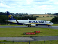 EI-DPW @ EGPH - Ryanair B737 taxiing up runway 24 after just missing the turn off - by Mike stanners