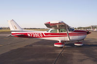 N739EQ @ CCR - Visitor, California sunshine at 7:15pm - by Bill Larkins