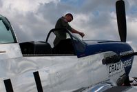 N351DT @ LAL - A fully dual control P-51 at Sun N Fun 2010, Lakeland, Florida - by Bob Simmermon