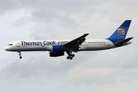 G-FCLF @ EGNT - Boeing 757-28A on approach to Rwy 25 at Newcastle Airport in 2006. - by Malcolm Clarke