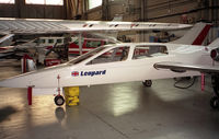 G-BRNM @ EGTC - Chichester-Miles Leopard at Cranfield Airport, UK in 1997. A 4 seat twin jet powered light aircraft, designed by a former BAe Chief Research Engineer, it first flew in December 1988. - by Malcolm Clarke