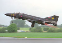 XV582 @ EGCD - Royal Air Force. Operated by 228 OCU but retains 111 Squadron special markings, coded 'M'. - by vickersfour