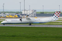 9A-CQA @ VIE - Croatia Airlines De Havilland Canada DHC-8-402Q