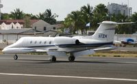 N7ZH @ TNCM - N7ZH back tracking the active for parking at TNCM - by Daniel Jef