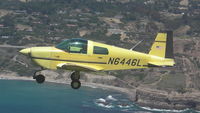 N6446L - Flying over Palos Verdes & Long Beach Practice Area. Photo by M Koba - by M KOBA / COOL LAST SAMURAI