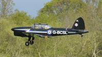 G-BCSL @ EGTH - G-BCSL departing an unusually cold, blustery Shuttleworth Spring Air Display