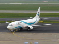 TC-TLA @ EDDL - tailwind; Boeing 737-4Q8