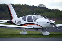 G-GMSI @ EGBO - 1980 Soc De Construction D'avions De Tourisme Et D'affaires SOCATA TB9 at Wolverhampton on 2010 Wings and Wheels Day - by Terry Fletcher