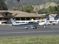 N20556 @ SZP - 1973 Cessna 172M, Lycoming O-320-E2D 150 Hp, taxi - by Doug Robertson