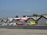 N19328 @ SZP - 1973 Cessna 150L, Continental O-200 100 Hp, landing Rwy 22 - by Doug Robertson