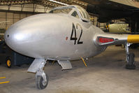XH278 @ EGYK - De Havilland Vampire T11 (DH-115) at the Yorkshire Air Museum, Elvington in 2010. - by Malcolm Clarke
