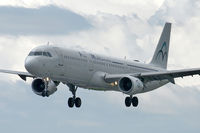 F-GYAP @ LOWL - Air Mediterranée Airbus A321-111 to approach on RWY27 in LOWL/LNZ