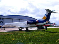 SX-CMB @ EGTE - Athens Airways Embraer ERJ-145EU. ex G-EMBK - by Chris Hall
