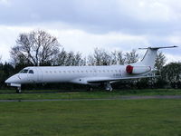 G-ERJA @ EGTE - in storage at Exeter Airport - by Chris Hall