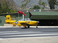 N45TB @ SZP - 1956 Beech D45 as T-34B MENTOR, Continental O-470-13 225 Hp, taking the active - by Doug Robertson