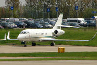 N162NS @ EGGW - Falcon 2000LX at Luton - by Terry Fletcher