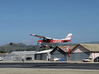 N19328 @ SZP - 1973 Cessna 150L, Continental O-200 100 Hp, landing Rwy 22 - by Doug Robertson