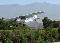 N2573J @ SZP - 1979 Piper PA-18-150 SUPER CUB, Lycoming O-320 150 Hp, on final Rwy 22 - by Doug Robertson