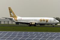 TC-SKG @ EDDR - decelerating after touchdown - by Friedrich Becker